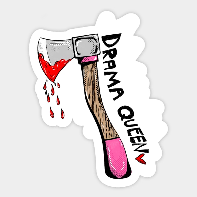 Drama Queen Sticker by OatMilkLady